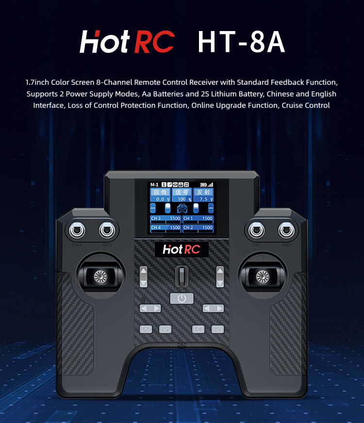 Hotrc HT-8A 2.4G 8CH  Transmit - огляд і ціна Tamiya Model Paint Set