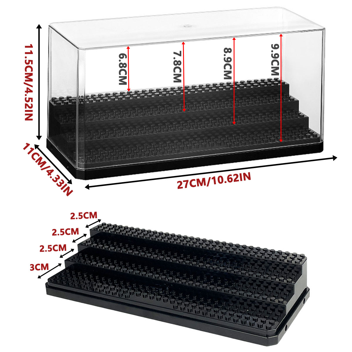 Acrylic Display Case for Lego  - огляд і ціна Lego Minifigure Holder