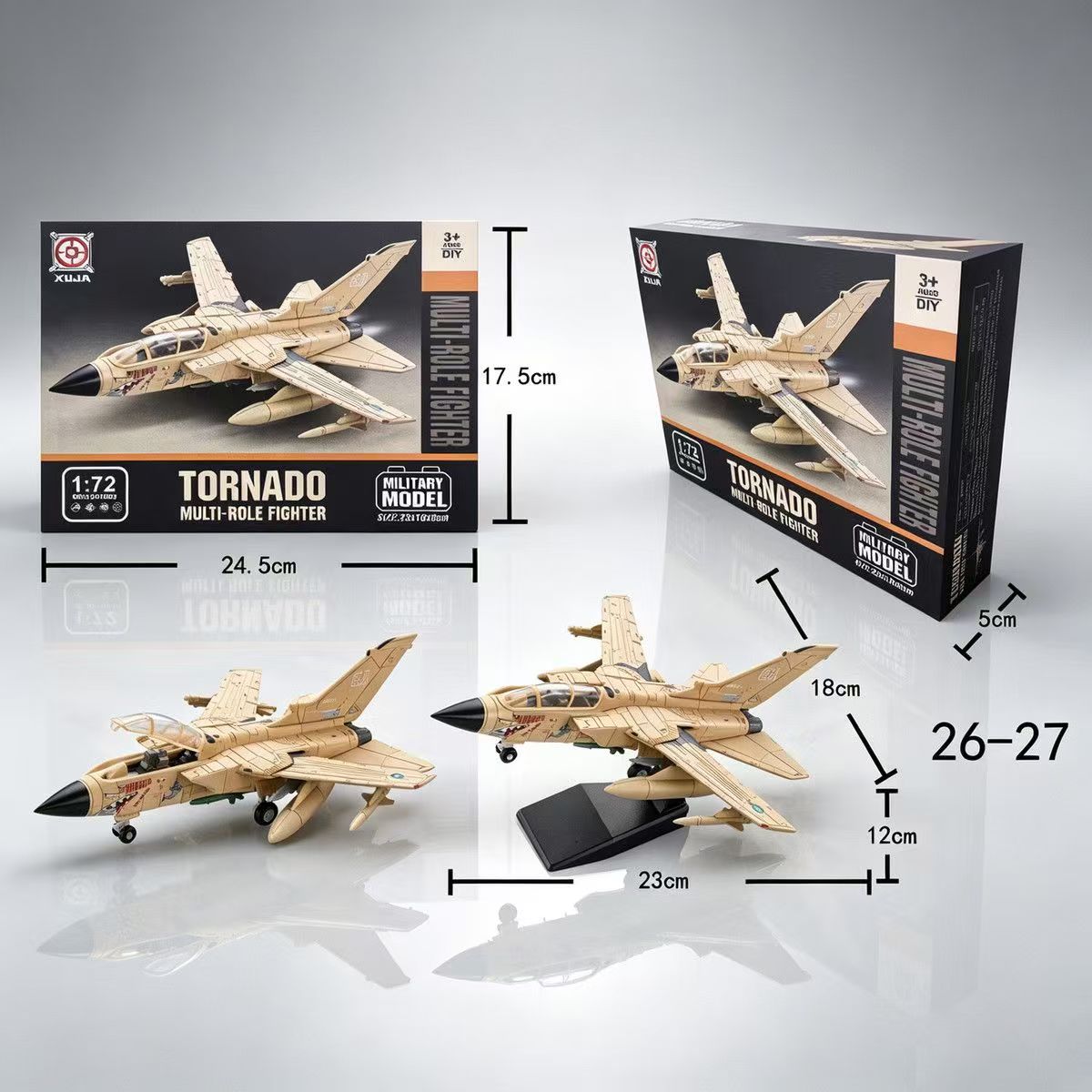 New 1:72 Scale ABS Tornado Mul - огляд і ціна Model Airplane Plastic