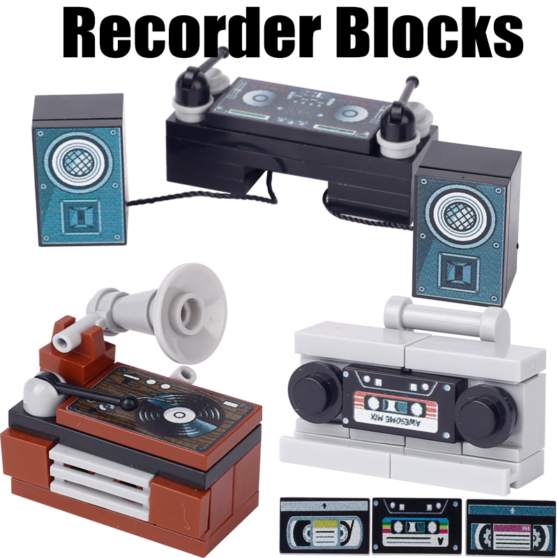 City Music Recorder DJ Station - огляд і ціна Lego Minifigure Holder