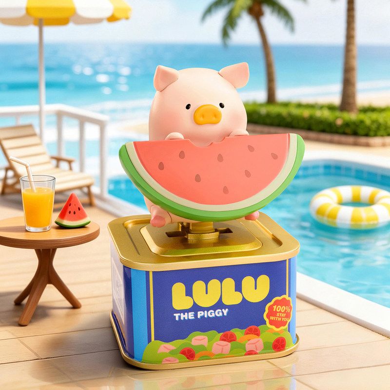 Original Lulu The Piggy Vacati - огляд і ціна Vinyl Figure Blank