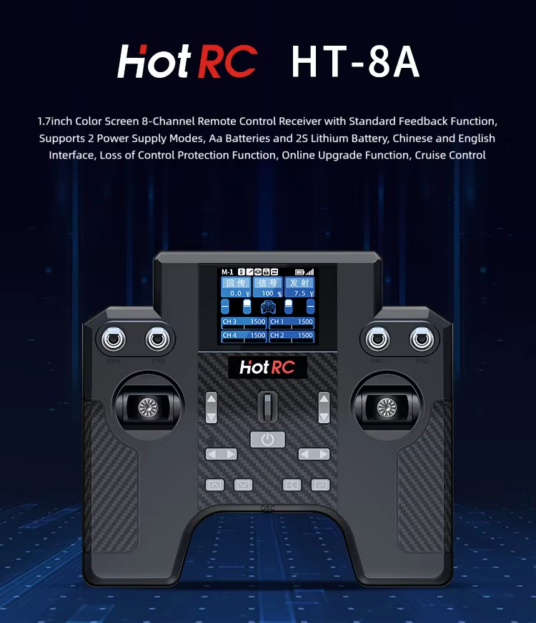 Hotrc HT-8A 2.4G 8CH Transmitt - огляд і ціна Tamiya Model Paint Set