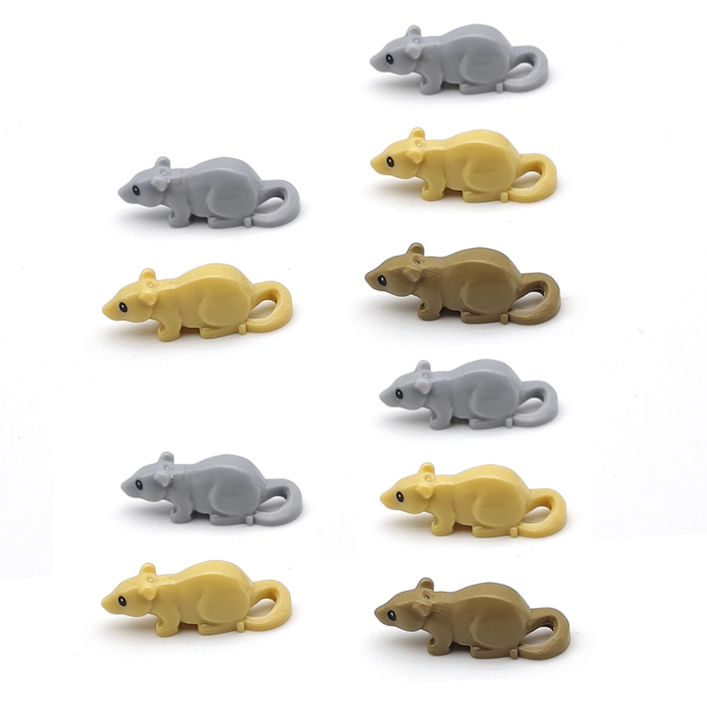 5pcs MOC City Animal Mouse Bui - огляд і ціна Lego Set City