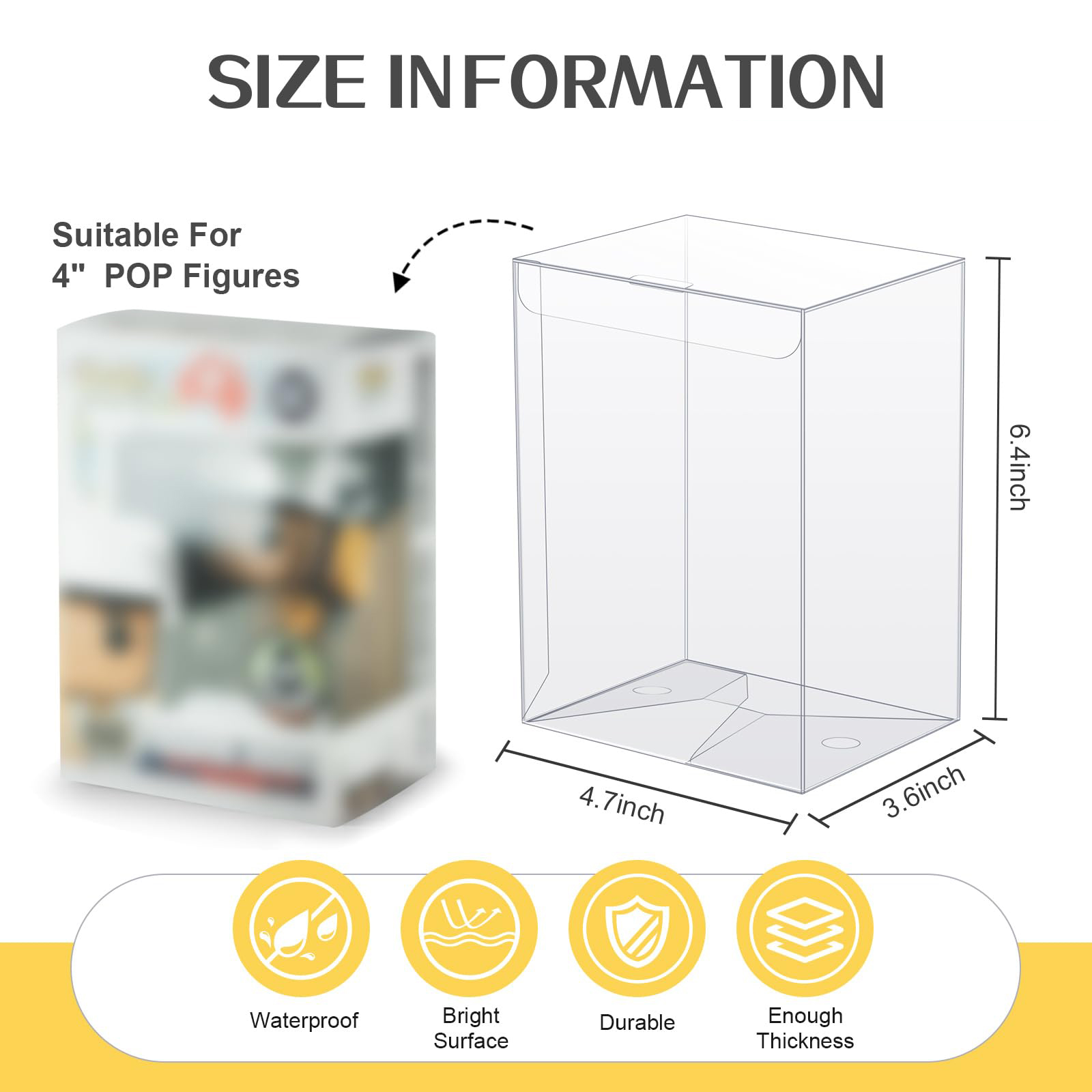 Clear Display Case Compatible  - огляд і ціна Funko Pop Protector