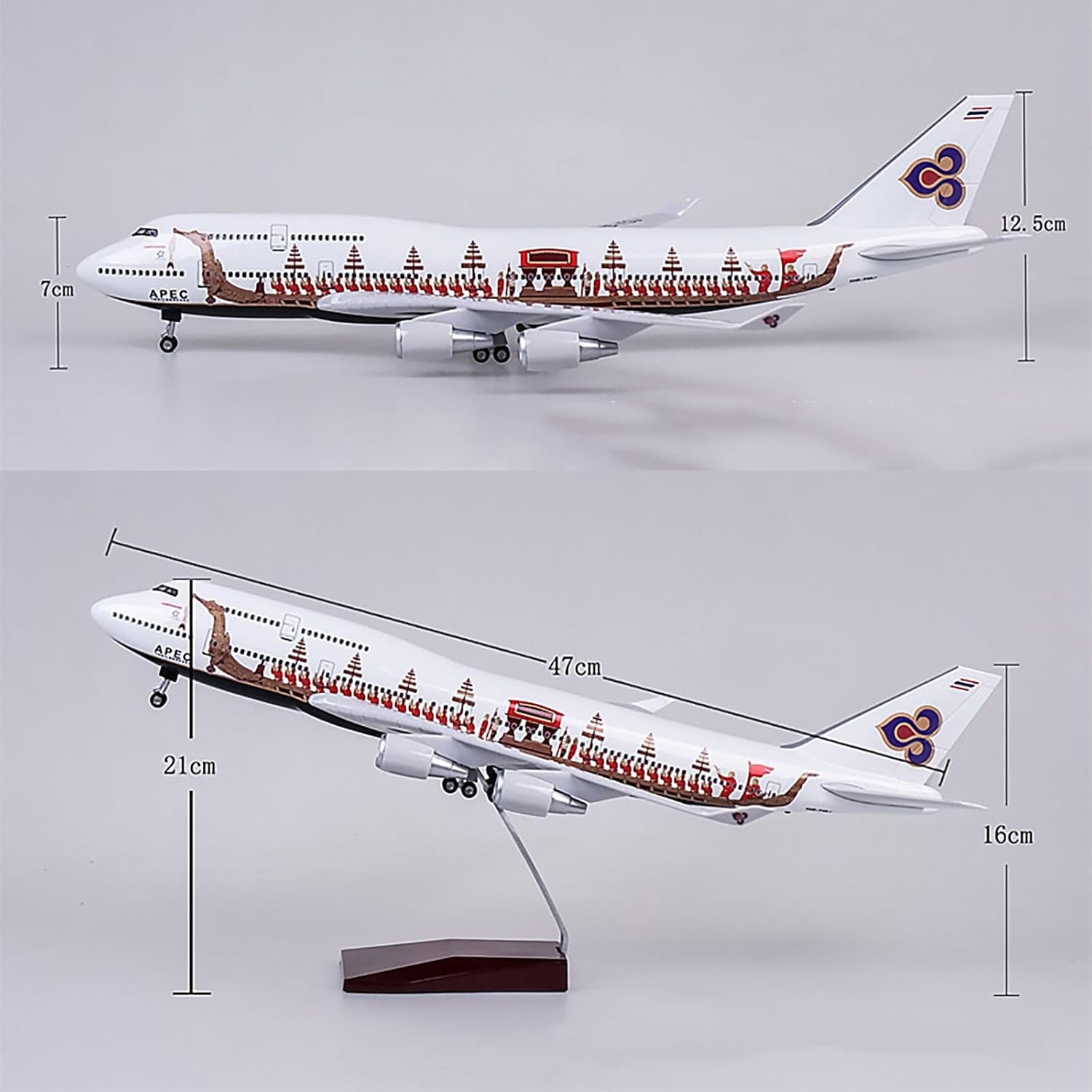47cm Toys Airplane Scale 1:150 - огляд і ціна Model Airplane Plastic