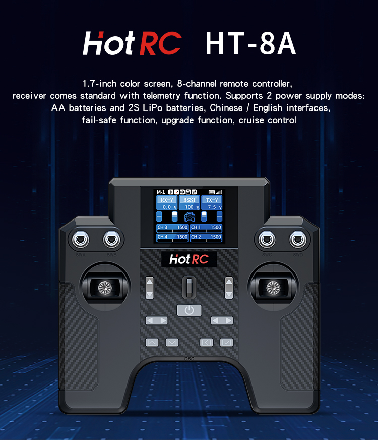 Hotrc HT-8A 2.4G 8CH Transmitt - огляд і ціна Tamiya Model Paint Set