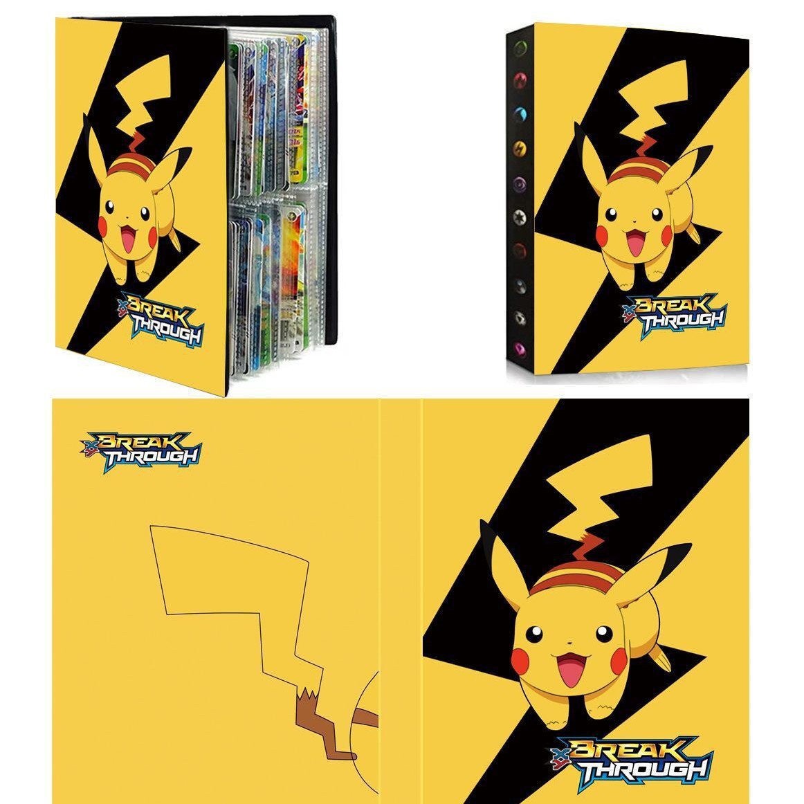240PCS Cartoon Album Card Book - огляд і ціна Pokemon Binder Card