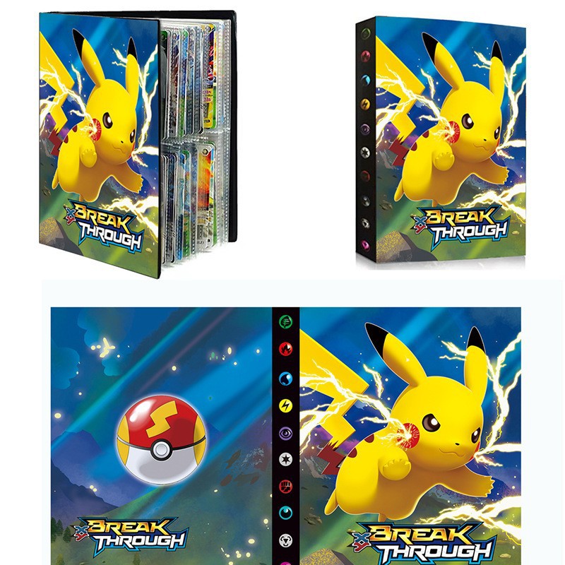 240PCS Cartoon Album Card Book - огляд і ціна Pokemon Binder Card