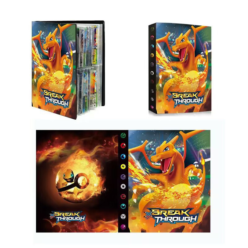 240PCS Cartoon Album Card Book - огляд і ціна Pokemon Binder Card