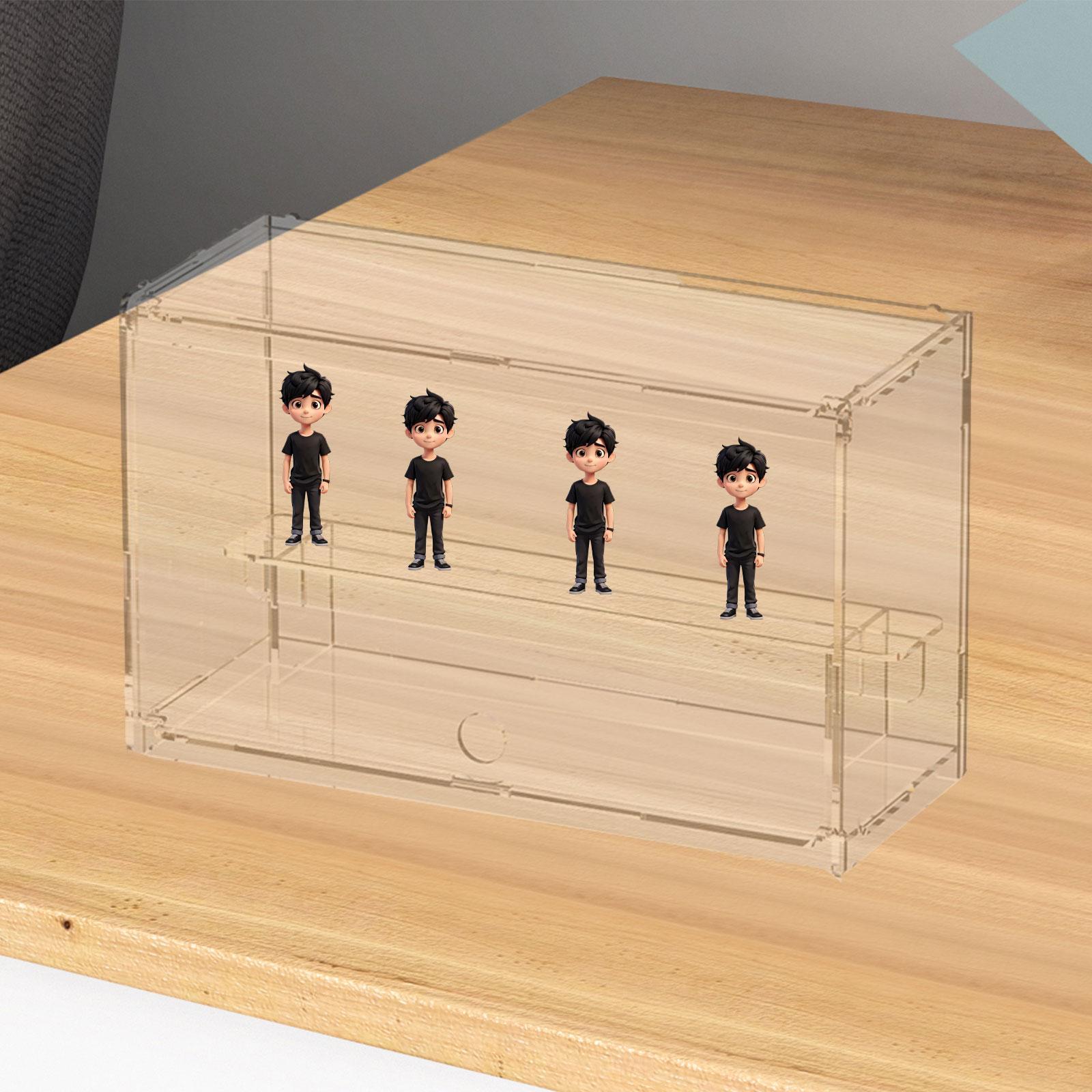 Clear Display Case Model Displ - огляд і ціна Action Figure Stand