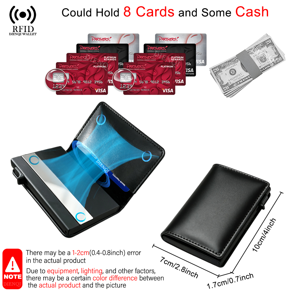 Rfid Credit Card Holder Luxury - огляд і ціна Card Top Loader